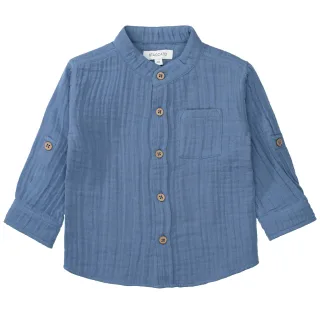STACCATO - Kn.-Musselinhemd ocean blue - Gr. - 80