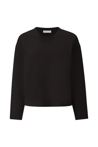 Rich & Royal - T Peached Crew black - Gr. - M