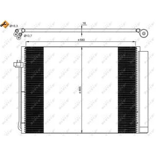 NRF Klimakondensator + Trockner BMW X5 E70 F15 X6 E71 F16 35906
