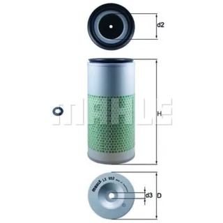 Mahle Luftfilter Land Rover Defender 2,5