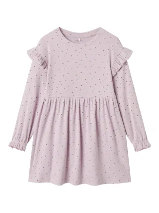 NAME IT - NMFBABETH LS DRESS winsome orchid - Gr. - 128