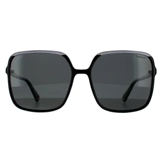 Polaroid Square Womens Schwarz Grau Polarisiert 90041091