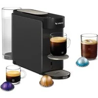 NESPRESSO Kapselmaschine Vertuo Up ENV200.GY von DeLonghi, 3 Sekunden Aufheizzeit, One Touch Kaffee Zubereitung, für 5 Tassengrößen, kompaktes Design