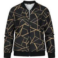 CLOUD 5IVE Bomberjacke CLOUD 5IVE Blouson Bomber-Jacket with zick zack print (1-St)
