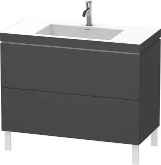 Duravit L-Cube c-bonded Set bodenstehend Graphit Matt 1000x480x698 mm - LC6938O4949 LC6938O4949