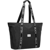 G4Free Strandtasche Strandtasche für Damen, wasserdichte Strandtasche, Handtasche, Strandtasche, wasserdicht und sandabweisend, Schultertasche
