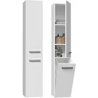 ibonto Hochschrank Badezimmerschrank: Elegantes & Praktisches Aufbewahrungsmöbel