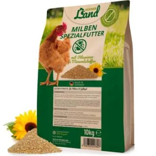 HÜHNER Land Milben Spezialfutter 10kg