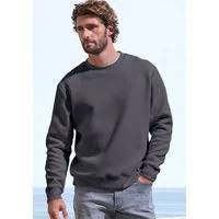 John Devin Sweatshirt Langarm, Pullover mit Struktur, Rundhals, Baumwollmischung