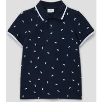 s.Oliver Kurzarmshirt Polo-Shirt Poloshirt mit Kontrastdetails