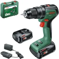 Bosch Home & Garden Akku-Schlagbohrschrauber UniversalImpact 18V-60, Inkl. Koffer, mit 2 Akkus 18V/2Ah und Ladegerät