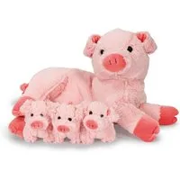 NOXXIEZ Kuscheltier Schweine-Mama mit Babys Kuscheltier Noxxiez Ferkel Stofftier