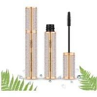 P-Beauty Cosmetic Accessories Mascara 4D Extreme Wasserfeste Volumen Wimperntusche Schwarz Silikon Bürste, 1-tlg.