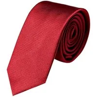 GASSANI Krawatte Schmale Männer Slim-Fit Gestreifte Uni Rips Rippen Herren-Krawatte (1-St., Businesskrawatte, Feine Streifen) Männer-Schlips, Seide-Touch, moderne 6cm oder 8cm Ripskrawatte