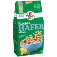 Bauck Mühle Cerealien Hafer Müsli - Bircher ungesüßt 425g