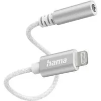 Hama Aux Adapter Lightning, 3, mm Klinke Buchse, Weiß Audio-Adapter Lightning zu 3,5-mm-Klinke