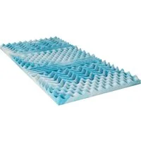 MyComfy, Topper 7-Zonen Topperkern mit Eierschalen-Schnitt, Schaumstoffplatte, 5 cm hoch, für einen optimalen Schlafkomfort ohne Druckpunkte, ohne Bezug