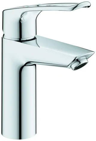 GROHE Waschtischarmatur Eurosmart 23981_3 M-Size offener Hebel PO-Ablaufgrt. chrom, 23981003 23981003