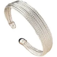 KARMA Armreif silber gold Armschmuck Damen Armband Armschmuck Damenarmreif (Armband Reif), modern Damenarmschmuck Armband Metallarmband