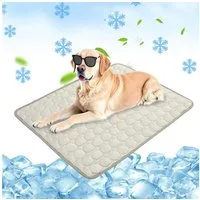 FOUORTUNATE-BEE Hundematte Kühlmatte für Haustiere, selbstkühlend für Hund & Katze, Sommer Kühlmatte für Tiere, für Auto & Outdoor geeignet