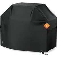 osoltus Gartenmöbel-Schutzhülle osoltus BBQ Abdeckhaube Premium Schutzhaube Gasgrill Schwarz L 105 x