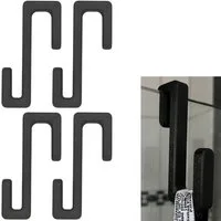 TSB Werk Handtuchhaken Handtuchhaken Duschtür Duschkabine Halter, (4-St), Handtuchhalter, Kleiderhaken, Universal