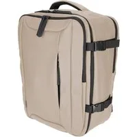 Norländer Reiserucksack Handgepäck-Rucksack Underseater Vegan Leder, 15,6 Zoll Laptopfach (1-tlg), Hochwertiges Vegan Leder, 15,6" Laptopfach, 20L Volumen, Trolley-Band