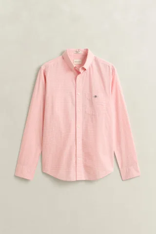 GANT - Gingham Classic Popeline Hemd washed pink - Gr. - XXL