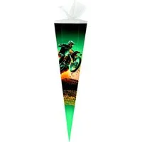 Stylex Schreibwaren Schultüte Schultüte / Zuckertüte / 50cm / eckig / "Motorcross"