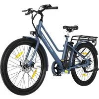 HITWAY E-Bike Cityrad 27,5 Zoll Elektrofahrrad für Damen Herren, Pedelec mit 36V 13Ah Akku, 1 Gang, 250W Heckmotor, 468 Wh, E-fahrräde, E-Citybike mit Schloss, Pumpe, APP