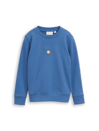 tom tailor kids - Glow-in-the-Dark Sweatshirt mit Rückenprint federal blue - Gr. - 98