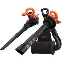 3-in-1 Elektro-Laubsauger BEBLV290-QS, Laubsauger/Laubbläser schwarz/orange, 2.900 Watt