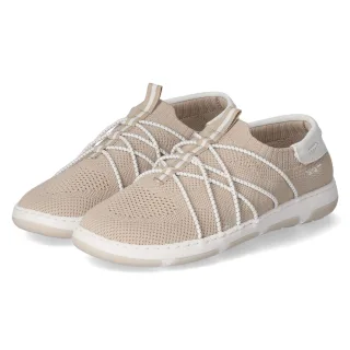Rieker Slipper  Beige - Gr. 40 -  Textil