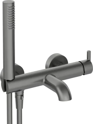 Neuesbad Serie 600 Wannenarmatur mit Brauseset, Oberfläche: Titanium NB1BQS_D11M1