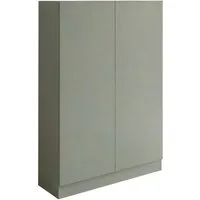 borchardt Möbel Schuhschrank Vaasa, Breite 76 cm, Höhe 120 cm, 6 Fächer viel Stauraum, grifflos mit push-to-open, verstellbare Einlegeböden