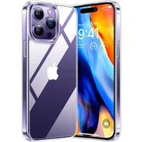 Wisam Smartphone-Hülle Wisam® Apple iPhone 14 Pro 6.1" Silikon Case Schutzhülle Clear Hülle 15,49 cm (6,1 Zoll)