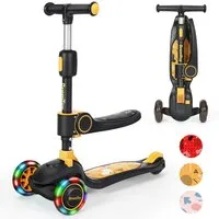 BremToy Dreiradscooter Kinderroller Tretroller Faltbar Scooter 1-8 Jahren