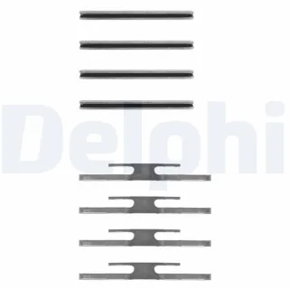 Delphi Zubeh?r f?r Bremsbel?ge vorne Opel Ascona Corsa Kadett Manta Omega Rekord