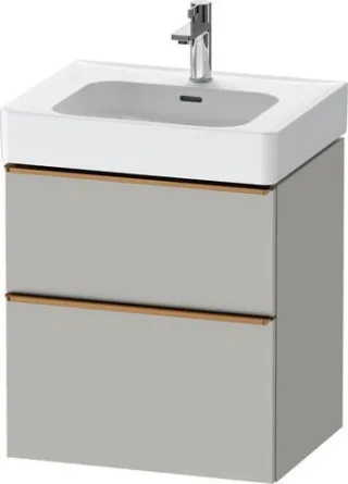 Duravit D-Neo Waschtischunterbau wandhängend Betongrau Matt 584x452x625 mm - DE4376004070000 DE4376004070000
