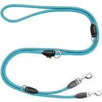 Leisegrün Hundeleine für große Hunde, 3m, 3-fach verstellbar, Nylon, Doppelleine für 2 Hunde, Führleine, Freihandleine, Trainingsleine