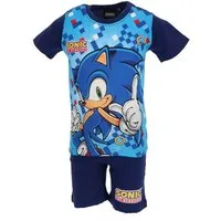 Sonic The Hedgehog Pyjama Shortama – Kinderpyjama & Sommer Schlafanzug aus 100% Baumwolle
