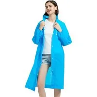 AURIVION Regenanzug Robuster Regenponcho für Wandern, Reisen & Radfahren (Set, 2-tlg., EVA Regenmantel 2 Stk., leicht & wasserdicht für Outdoor), Bequemer Outdoor Regenmantel für Damen & Herren