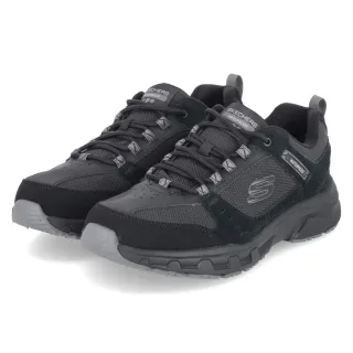Skechers Halbschuhe OAK CANYON RYDELL - Gr. 42 - Schwarz - Leder & Textil