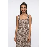 ONLY Druckkleid ONLLUMIRA S/L LONG SMOCK DRESS WVN EX Viskosemischung, regular fit