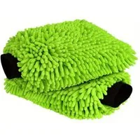 Montegoni Arbeitshandschuhe 2er Set Mikrofasermitt Handschuhe Autowäsche Fahrrad Auto Kratzfrei (Premium Reinigungshandschuhe, 2-St., Auto & Fahrrad Waschhandschuhe 2er Set) Fusselfrei, doppelseitig, elastisch, saugfähig, wiederverwendbar