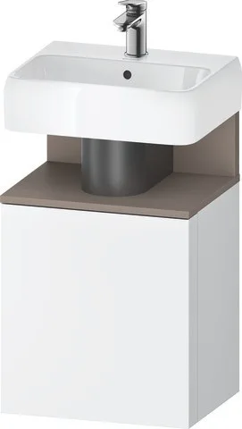 Duravit Qatego Waschtischunterbau wandhängend Weiß Matt 440x350x645 mm - QA4076R43180000 QA4076R43180000