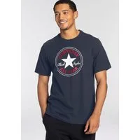 Converse T-Shirt CHUCK LOGO TEE mit Rundhalsausschnitt, aus Baumwolle, normale Länge