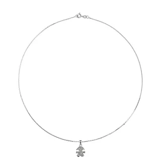 DIADEMA - Halskette Charm's Reines Weiß - Love Jewelry Collection