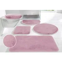 OTTO home Badematte Rabbit Badematten, Badvorleger, Badezimmer Teppich, Höhe 30 mm, rutschhemmend beschichtet, schnell trocknend, strapazierfähig, fußbodenheizungsgeeignet, Polyester, rechteckig, Kaninchenfell-Haptik, Badteppich, rechteckig, rund & a
