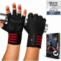 BLACKROX Trainingshandschuhe [Vergleichssieger 2026] Fitnesshandschuhe, Gr. M-XL, Damen & Herren